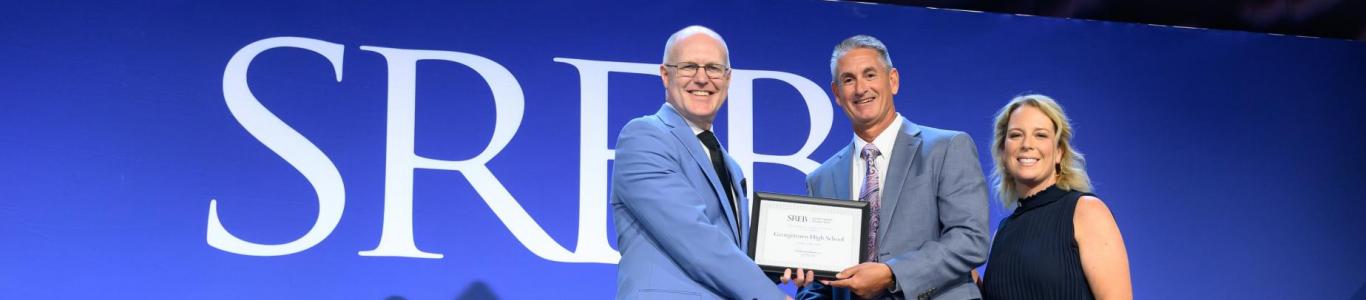 Winners at the 2025 conference accept their award