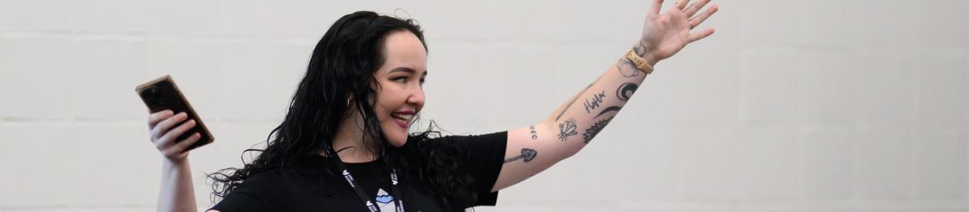 2025 presenter at the podium